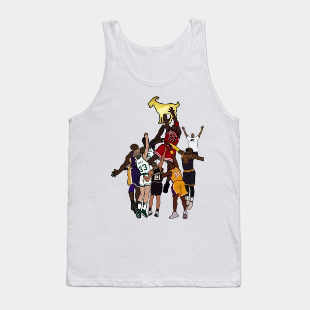 Michael Jordan Is The GOAT - NBA Chicago Bulls Tank Top by xavierjfong